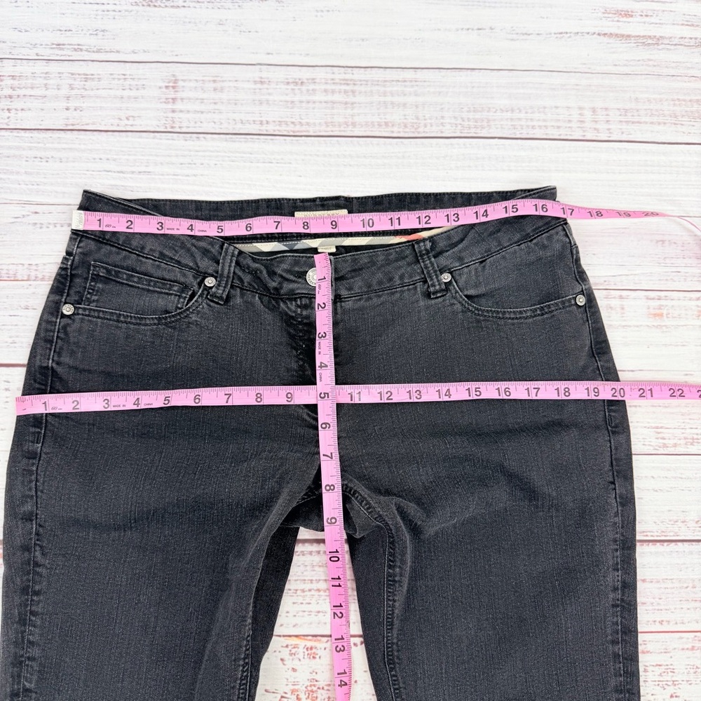 Burberry Brit Women’s size 32 Kensington Washed Black Skinny Leg Stretch Jeans - Picture 6 of 13